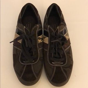 Coach Signature Mable Snakeskin Sneaker